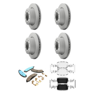 Mopar® - Front and Rear Brake Kit with Semi-Metallic Pads