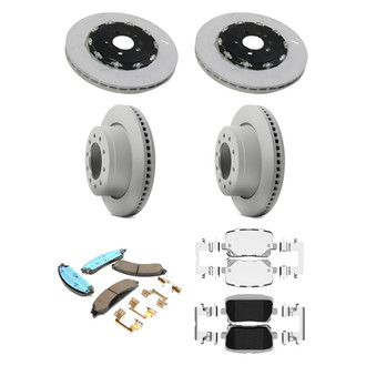 Mopar® - Front and Rear Brake Kit with Semi-Metallic Pads