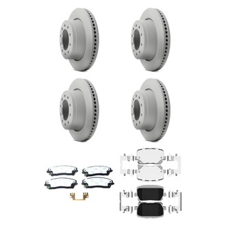 Mopar® - Front and Rear Brake Kit with Semi-Metallic Pads