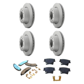 Mopar® - Front and Rear Brake Kit with Semi-Metallic Pads