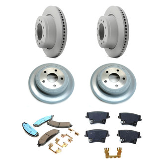 Mopar® - Front and Rear Brake Kit with Semi-Metallic Pads