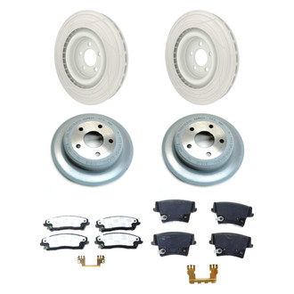 Mopar® - Front and Rear Brake Kit with Semi-Metallic Pads