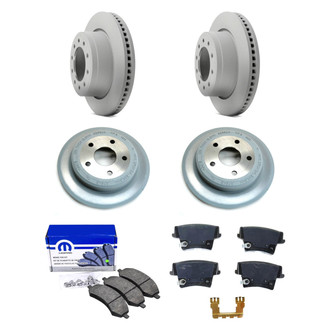 Mopar® - Front and Rear Brake Kit with Semi-Metallic Pads