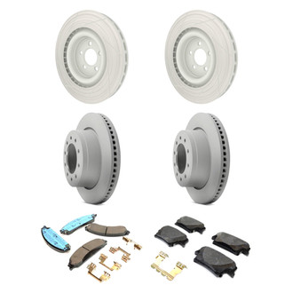 Mopar® - Front and Rear Brake Kit with Semi-Metallic Pads