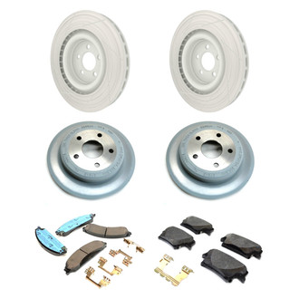 Mopar® - Front and Rear Brake Kit with Semi-Metallic Pads
