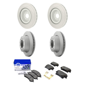 Mopar® - Front and Rear Brake Kit with Semi-Metallic Pads