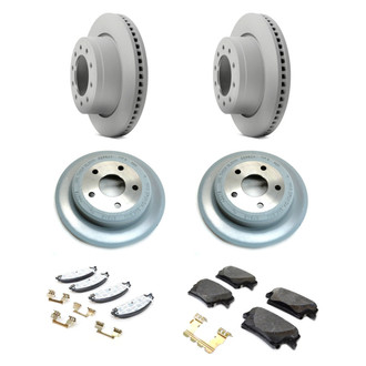 Mopar® - Front and Rear Brake Kit with Semi-Metallic Pads
