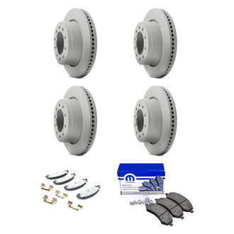 Mopar® - Front and Rear Brake Kit with Semi-Metallic Pads