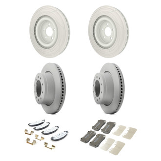 Mopar® - Front and Rear Brake Kit with Semi-Metallic Pads