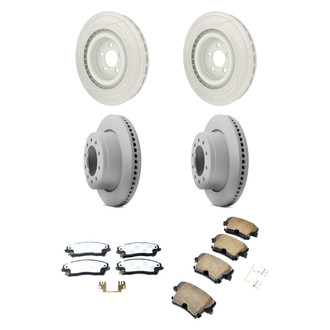Mopar® - Front and Rear Brake Kit with Semi-Metallic Pads