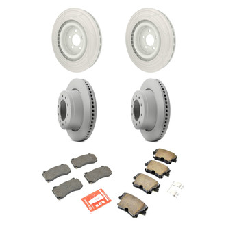 Mopar® - Front and Rear Brake Kit with Semi-Metallic Pads