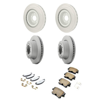 Mopar® - Front and Rear Brake Kit with Semi-Metallic Pads