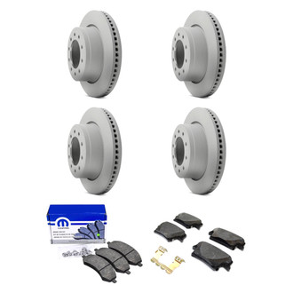 Mopar® - Front and Rear Brake Kit with Semi-Metallic Pads