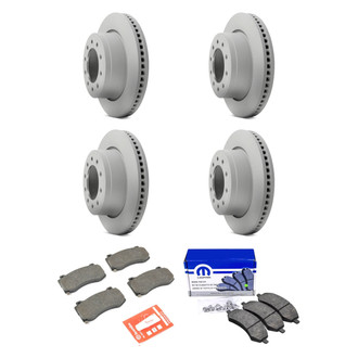 Mopar® - Front and Rear Brake Kit with Semi-Metallic Pads