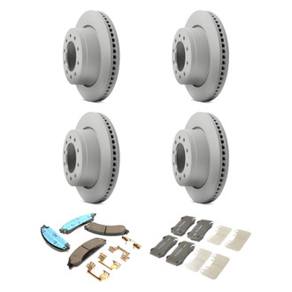 Mopar® - Front and Rear Brake Kit with Semi-Metallic Pads
