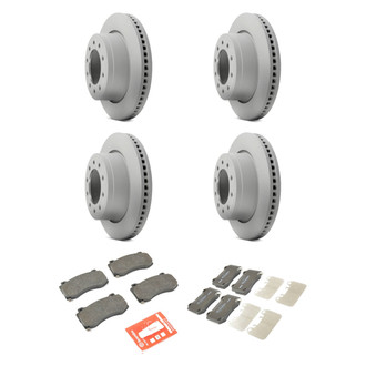 Mopar® - Front and Rear Brake Kit with Semi-Metallic Pads