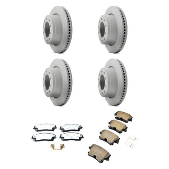 Mopar® - Front and Rear Brake Kit with Semi-Metallic Pads