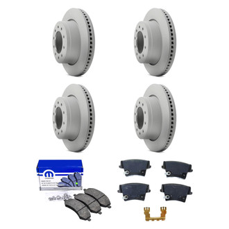 Mopar® - Front and Rear Brake Kit with Semi-Metallic Pads