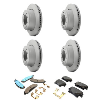 Mopar® - Front and Rear Brake Kit with Semi-Metallic Pads
