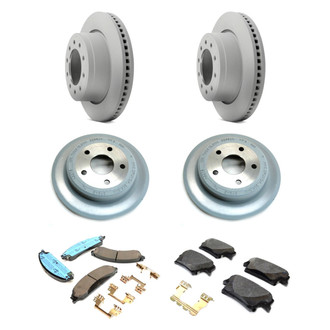 Mopar® - Front and Rear Brake Kit with Semi-Metallic Pads