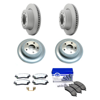 Mopar® - Front and Rear Brake Kit with Semi-Metallic Pads
