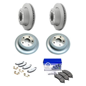 Mopar® - Front and Rear Brake Kit with Semi-Metallic Pads