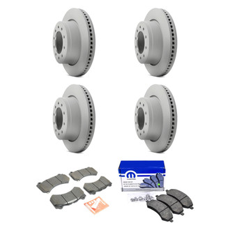 Mopar® - Front and Rear Brake Kit with Semi-Metallic Pads