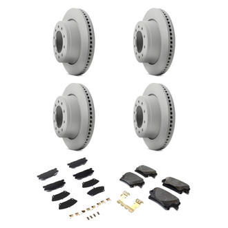 Mopar® - Front and Rear Brake Kit with Semi-Metallic Pads