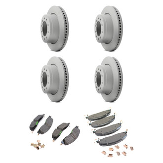 Mopar® - Front and Rear Brake Kit with Semi-Metallic Pads