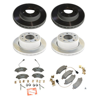 Mopar® - Plain Front and Rear Brake Kit with Semi-Metallic Pads