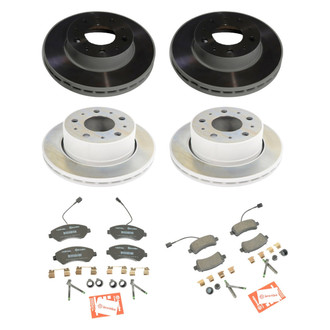Mopar® - Plain Front and Rear Brake Kit with Semi-Metallic Pads