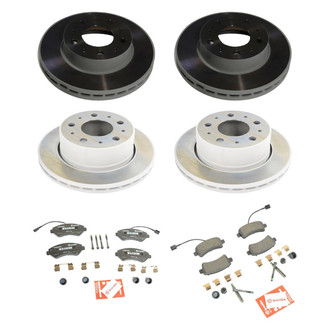 Mopar® - Plain Front and Rear Brake Kit with Semi-Metallic Pads