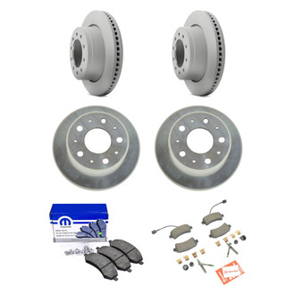 Mopar® - Front and Rear Brake Kit with Semi-Metallic Pads