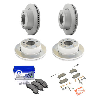 Mopar® - Front and Rear Brake Kit with Semi-Metallic Pads