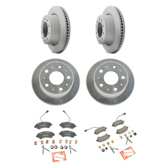 Mopar® - Front and Rear Brake Kit with Semi-Metallic Pads