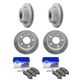 Mopar® - Front and Rear Brake Kit with Semi-Metallic Pads