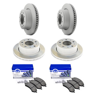 Mopar® - Front and Rear Brake Kit with Semi-Metallic Pads