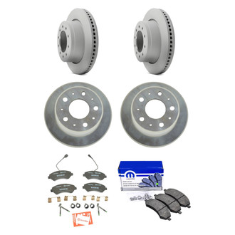 Mopar® - Front and Rear Brake Kit with Semi-Metallic Pads