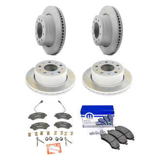 Mopar® - Front and Rear Brake Kit with Semi-Metallic Pads