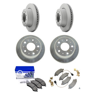 Mopar® - Front and Rear Brake Kit with Semi-Metallic Pads