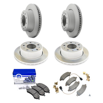 Mopar® - Front and Rear Brake Kit with Semi-Metallic Pads