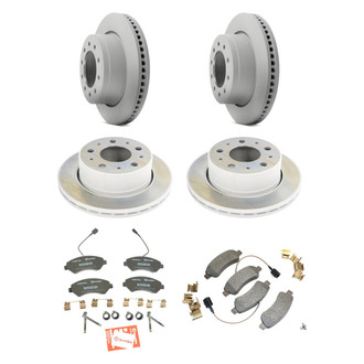 Mopar® - Front and Rear Brake Kit with Semi-Metallic Pads