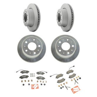 Mopar® - Front and Rear Brake Kit with Semi-Metallic Pads