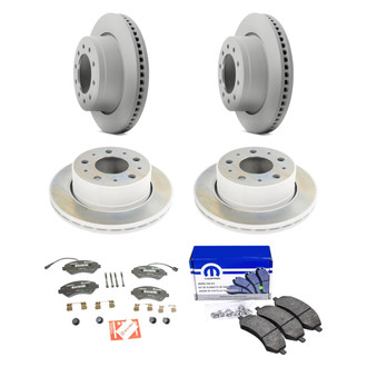 Mopar® - Front and Rear Brake Kit with Semi-Metallic Pads