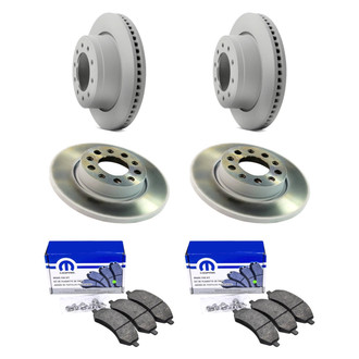Mopar® - Front and Rear Brake Kit with Semi-Metallic Pads