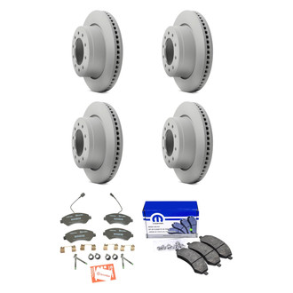 Mopar® - 1-Piece Brake Kit with Semi-Metallic Brake Pads