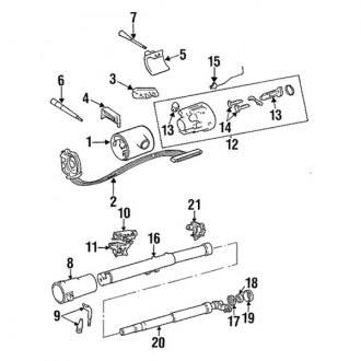 Mopar® - Jeep Wrangler Rio Grande / Sahara / SE 1995 Ignition Switch