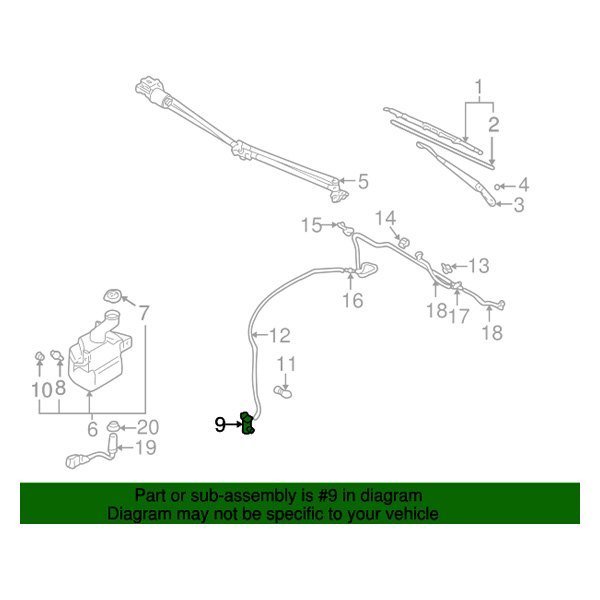 Mopar® - Windshield Washer Pump