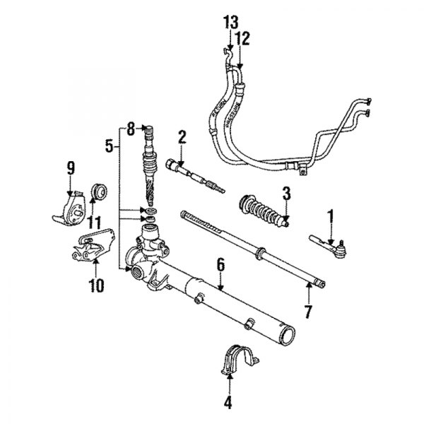 Mopar® - Rack and Pinion Assembly