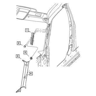 Mopar® - A-Pillar Trim Panel